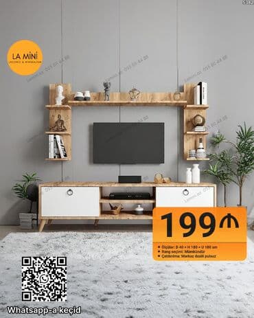 Düz TV altlığı, Polkalı, Laminat lalafo.az -da Düz TV altlığı, Polkalı, Laminat