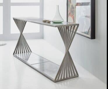 Rəflər, etajerkalar: Müasir dizaynlı konsol və servis rəfləri - Konsol masa: Metaldan lalafo.az -da — 2 Rəflər, etajerkalar: Müasir dizaynlı konsol və servis rəfləri - Konsol masa: Metaldan — 2