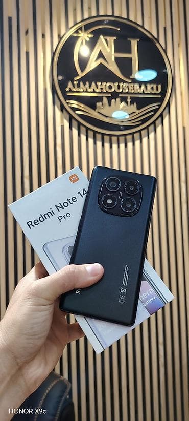 Redmi Note 14 Pro, 256 GB, rəng - Qara, Zəmanət, Barmaq izi, Face ID lalafo.az -da Redmi Note 14 Pro, 256 GB, rəng - Qara, Zəmanət, Barmaq izi, Face ID