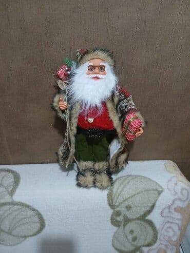 Yeni il dekoru – Şaxta Baba fiquru - Klassik Şaxta Baba dizaynı: ağ lalafo.az -da Yeni il dekoru – Şaxta Baba fiquru - Klassik Şaxta Baba dizaynı: ağ