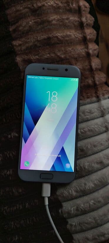 Samsung Galaxy A5 2017, 32 GB, rəng - Mavi, Düyməli, Sensor, İki sim kartlı lalafo.az -da Samsung Galaxy A5 2017, 32 GB, rəng - Mavi, Düyməli, Sensor, İki sim kartlı