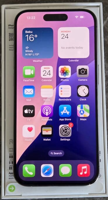 IPhone 15 Pro, 256 GB, Natural Titanium, Face ID lalafo.az -da IPhone 15 Pro, 256 GB, Natural Titanium, Face ID