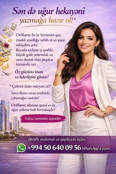 Marketoloq tələb olunur, İstənilən yaş, Təcrübəsiz lalafo.az -da Marketoloq tələb olunur, İstənilən yaş, Təcrübəsiz