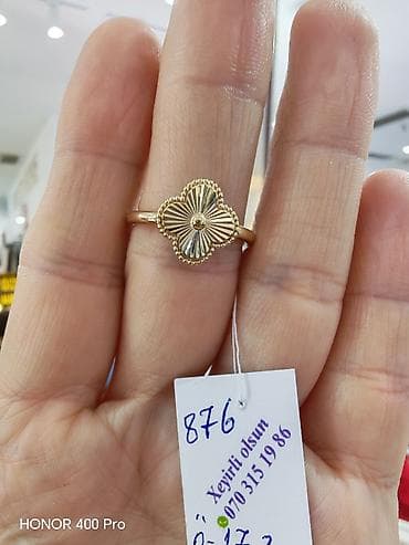 Кольцо, Желтое золото, 585 проба, Без камня at lalafo.az Кольцо, Желтое золото, 585 проба, Без камня