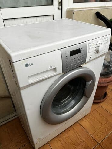 Paltaryuyan maşın LG, 5 kq, İşlənmiş, Avtomat, Qurutmasız, Kredit yoxdur, Ünvandan götürmə lalafo.az -da Paltaryuyan maşın LG, 5 kq, İşlənmiş, Avtomat, Qurutmasız, Kredit yoxdur, Ünvandan götürmə