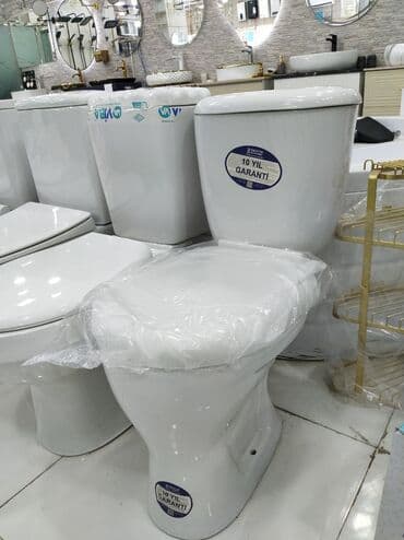 Unitaz – tam komplekt - İkiqat keramik gövdə, hamar parlaq səth - Üst lalafo.az -da Unitaz – tam komplekt - İkiqat keramik gövdə, hamar parlaq səth - Üst