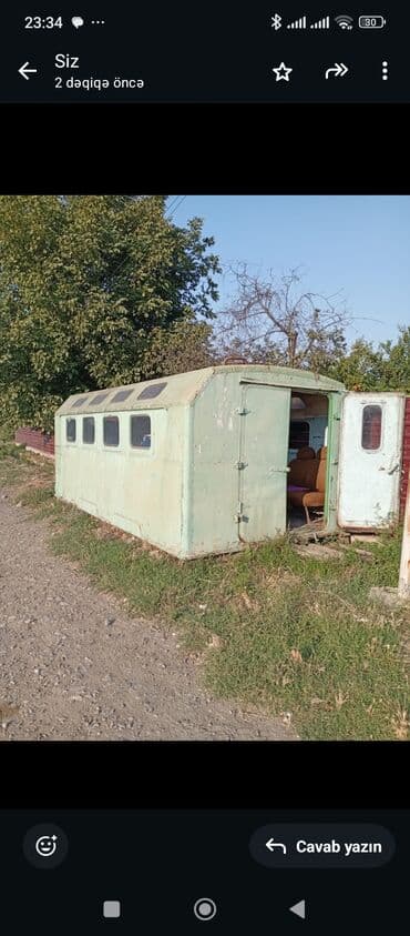 Metalkarkas köçəri kabina / konteyner korpusu - Material: qalın metal lalafo.az -da Metalkarkas köçəri kabina / konteyner korpusu - Material: qalın metal