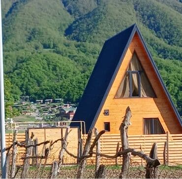 A-Frame tipli dağ evi – geniş panoramik pəncərələr və ağac interyer - lalafo.az -da A-Frame tipli dağ evi – geniş panoramik pəncərələr və ağac interyer -