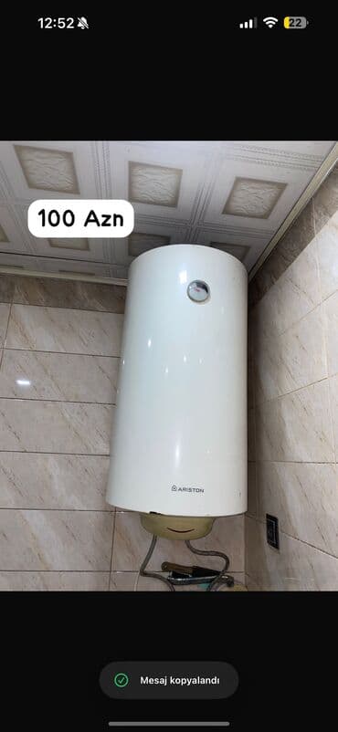 Ariston 100 l, İşlənmiş, Ünvandan götürmə lalafo.az -da Ariston 100 l, İşlənmiş, Ünvandan götürmə