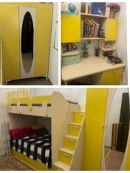 Oğlan üçün, İşlənmiş, 2 təknəfərlik çarpayı, Yazı masası, Dolab lalafo.az -da Oğlan üçün, İşlənmiş, 2 təknəfərlik çarpayı, Yazı masası, Dolab