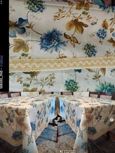Məhsul: Masa örtüyü 160/220 ölçü təzə - Dizayn: Krem rəngli fon lalafo.az -da Məhsul: Masa örtüyü 160/220 ölçü təzə - Dizayn: Krem rəngli fon