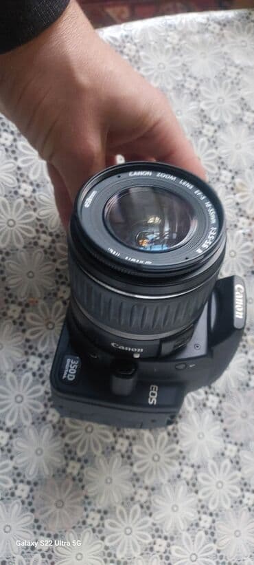 Canon EOS 350D DSLR fotoaparat + Canon Zoom Lens EF‑S 18‑55mm lalafo.az -da Canon EOS 350D DSLR fotoaparat + Canon Zoom Lens EF‑S 18‑55mm