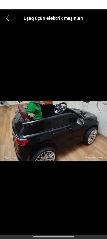 Uşaq üçün elektrik maşını – qara rəng, SUV tipli kuzov lalafo.az -da Uşaq üçün elektrik maşını – qara rəng, SUV tipli kuzov