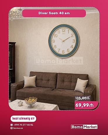 Divar saatları lalafo.az -da Divar saatları