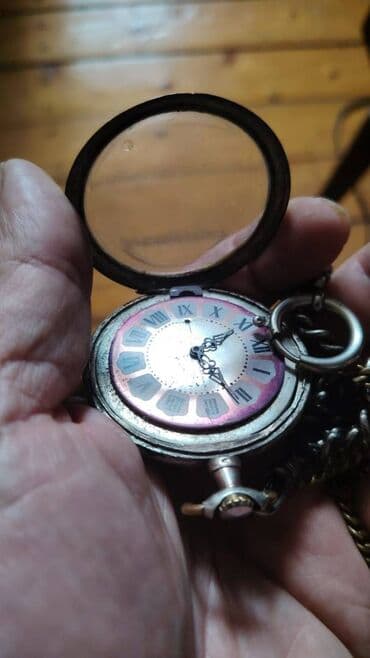 Карманные часы — серебро и механизм Молния Эксклюзивное предложение lalafo.az -da Карманные часы — серебро и механизм Молния Эксклюзивное предложение