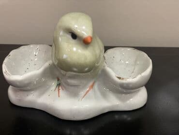 Запонки: Keramika quş fiqurlu ikiqablı stend - Material: şirəli keramika - at lalafo.az — 3 Запонки: Keramika quş fiqurlu ikiqablı stend - Material: şirəli keramika - — 3