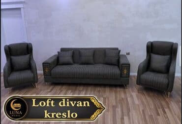 Yeni, Divan, 2 kreslo, Divan, Bazalı, Açılan lalafo.az -da Yeni, Divan, 2 kreslo, Divan, Bazalı, Açılan