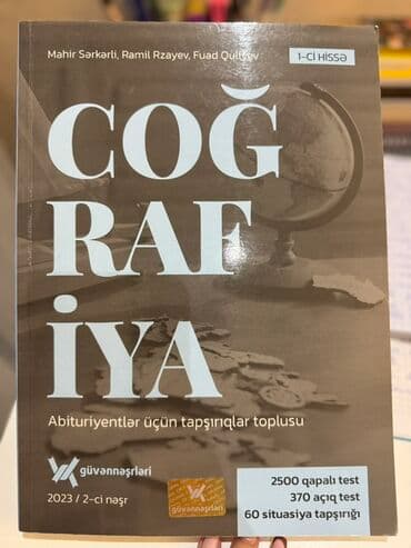 Məhsul: “Coğrafiya – Abituriyentlər üçün tapşırıqlar toplusu” (1-ci lalafo.az -da Məhsul: “Coğrafiya – Abituriyentlər üçün tapşırıqlar toplusu” (1-ci