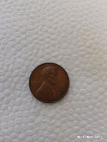 ABŞ 1 sentlik sikkə – Lincoln Memorial dizaynı 1970 il - Növ: United lalafo.az -da ABŞ 1 sentlik sikkə – Lincoln Memorial dizaynı 1970 il - Növ: United