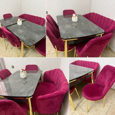 Masa desti + divan cemi 550 azn teptezedi masa acilandi 4 eded stulu lalafo.az -da Masa desti + divan cemi 550 azn teptezedi masa acilandi 4 eded stulu