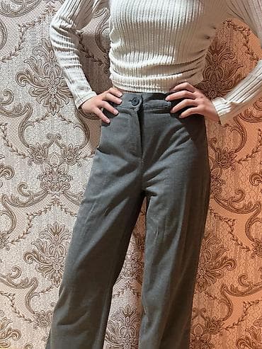 Ünvan:Mingəçevir. Qadın şalvarı – boz rəng, klassik kəsim - Yüksək lalafo.az -da Ünvan:Mingəçevir. Qadın şalvarı – boz rəng, klassik kəsim - Yüksək