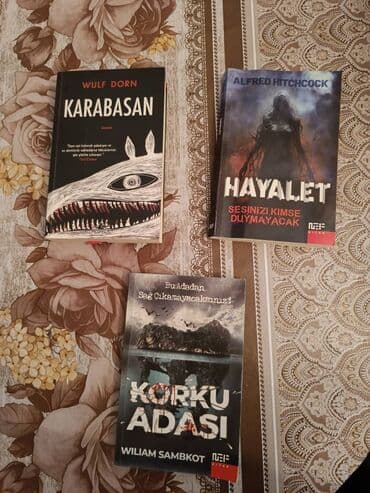 Hayalet Alfred Hitchcock, Karabasan Wulf Dorn, Korku Adası Wiliam lalafo.az -da Hayalet Alfred Hitchcock, Karabasan Wulf Dorn, Korku Adası Wiliam