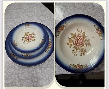 Nahar dəsti, rəng - Mavi, Keramika lalafo.az -da Nahar dəsti, rəng - Mavi, Keramika