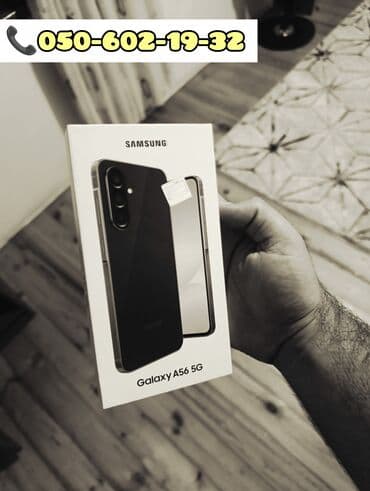 Samsung Galaxy A56, 256 GB, rəng - Qara, Simsiz şarj, Face ID, Sensor lalafo.az -da Samsung Galaxy A56, 256 GB, rəng - Qara, Simsiz şarj, Face ID, Sensor