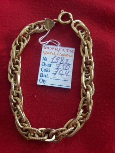 Bilərzik, Sarı qızıl, 750 Əyar, Ödənişli çatdırılma lalafo.az -da Bilərzik, Sarı qızıl, 750 Əyar, Ödənişli çatdırılma