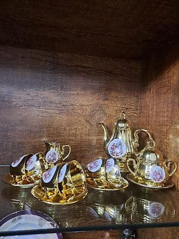 Çay dəsti, rəng - Qızılı, Keramika lalafo.az -da Çay dəsti, rəng - Qızılı, Keramika