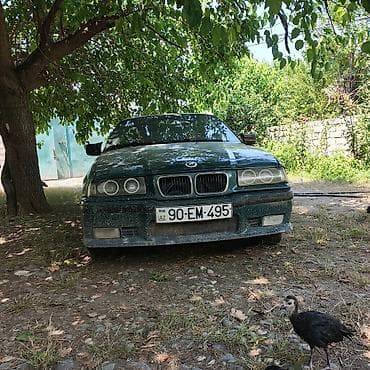 BMW 3 Series E36 sedan - Gövdə: tünd yaşıl, 4 qapı - Ön hissə lalafo.az -da BMW 3 Series E36 sedan - Gövdə: tünd yaşıl, 4 qapı - Ön hissə