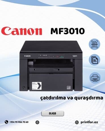 Canon i-Sensys MF3010 – kompakt lazer çoxfunksiyalı qurğu lalafo.az -da Canon i-Sensys MF3010 – kompakt lazer çoxfunksiyalı qurğu