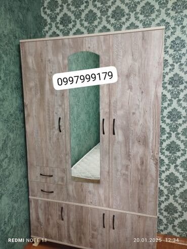 Yeni, Açılan, 3 qapılı Düz dolab, Qarderob, paltar dolabı lalafo.az -da Yeni, Açılan, 3 qapılı Düz dolab, Qarderob, paltar dolabı