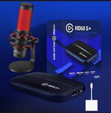 Streamer və kontent yaradıcısı üçün set 1) Elgato HD60 S+ - USB 3.0 lalafo.az -da Streamer və kontent yaradıcısı üçün set 1) Elgato HD60 S+ - USB 3.0