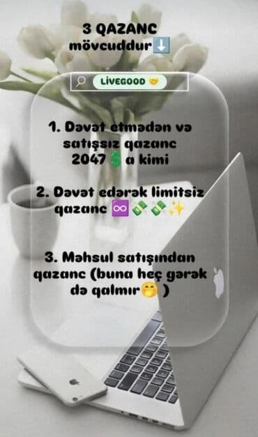 Anbar: Onlayn gəlir imkanı – telefon və internetlə uzaqdan işləmə Təsvir: - lalafo.az -da — 1 Anbar: Onlayn gəlir imkanı – telefon və internetlə uzaqdan işləmə Təsvir: - — 1