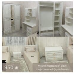 Oğlan və qız üçün, Yeni, 2 təknəfərlik çarpayı, Yazı masası, Dolab, Tumba lalafo.az -da Oğlan və qız üçün, Yeni, 2 təknəfərlik çarpayı, Yazı masası, Dolab, Tumba