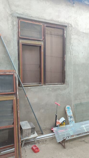 Taxta çərçivəli pəncərə blokları 2 qat şüşə 3 eded - Material: möhkəm lalafo.az -da Taxta çərçivəli pəncərə blokları 2 qat şüşə 3 eded - Material: möhkəm