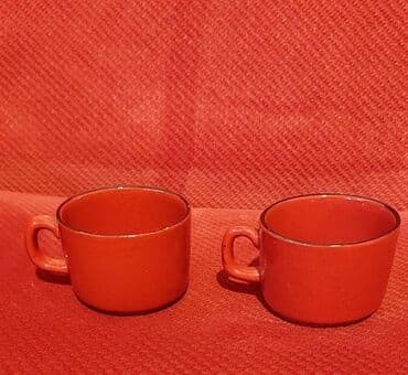 Fincanlar, rəng - Qırmızı, Keramika, 2 ədədli dəst lalafo.az -da Fincanlar, rəng - Qırmızı, Keramika, 2 ədədli dəst