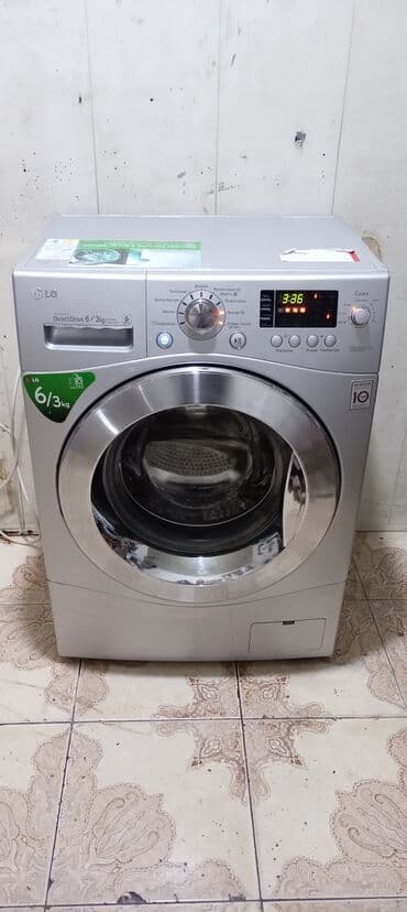 Paltaryuyan maşın LG, 6 kq, İşlənmiş, Avtomat, Qurutma var, Ödənişli çatdırılma lalafo.az -da Paltaryuyan maşın LG, 6 kq, İşlənmiş, Avtomat, Qurutma var, Ödənişli çatdırılma