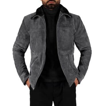 Laverapelle Kişi Xəz Yaxalı Aviator İnək Süet Dəri Gödəkçə - 2501005 lalafo.az -da Laverapelle Kişi Xəz Yaxalı Aviator İnək Süet Dəri Gödəkçə - 2501005