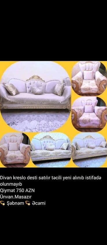 Divan kreslo desti satılır künc divanda var hər qiymətə hər ölçüdə lalafo.az -da Divan kreslo desti satılır künc divanda var hər qiymətə hər ölçüdə