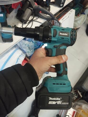 Makita 18V Li-ion akkumulyatorlu pərçimləmə aləti (rivet gun) - lalafo.az -da Makita 18V Li-ion akkumulyatorlu pərçimləmə aləti (rivet gun) -