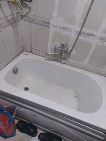 Akril vanna və divara quraşdırılan qarışdırıcı kran dəsti - Ölçü lalafo.az -da Akril vanna və divara quraşdırılan qarışdırıcı kran dəsti - Ölçü