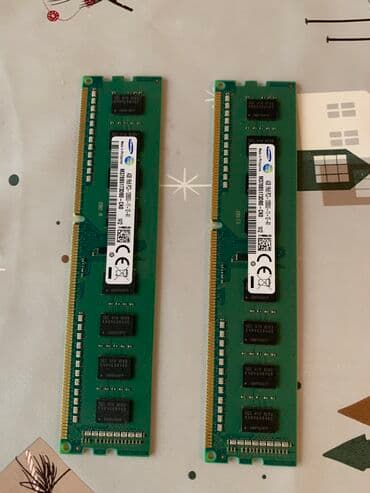 ram 8 gb: Operativ yaddaş (RAM) Samsung, 4 GB, 2400 Mhz, DDR3, PC üçün, İşlənmiş lalafo.az -da — 2 ram 8 gb: Operativ yaddaş (RAM) Samsung, 4 GB, 2400 Mhz, DDR3, PC üçün, İşlənmiş — 2