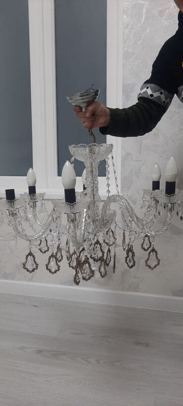 Çılçıraq, 6 lampa, Xrustal lalafo.az -da Çılçıraq, 6 lampa, Xrustal