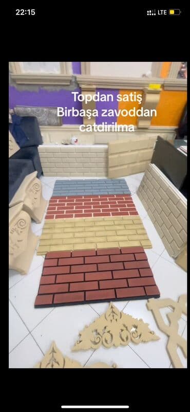 Müxtəlif dizayn və ölçülərdə fasad daşları və dekorativ elementlər lalafo.az -da Müxtəlif dizayn və ölçülərdə fasad daşları və dekorativ elementlər