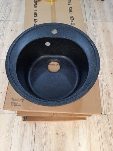 Душевые насадки, лейки: Dairəvi mətbəx çanağı – qranit/kompozit materialdan. Xüsusiyyətlər: - at lalafo.az — 3 Душевые насадки, лейки: Dairəvi mətbəx çanağı – qranit/kompozit materialdan. Xüsusiyyətlər: - — 3