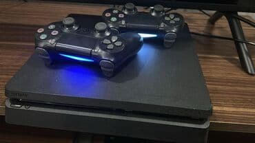 Sony PlayStation 4 Slim oyun konsolu - Model: PS4 Slim - Rəng: Qara - lalafo.az -da Sony PlayStation 4 Slim oyun konsolu - Model: PS4 Slim - Rəng: Qara -