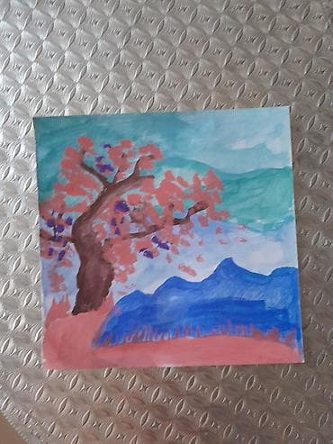 Akvarel tablo – mənzərə mövzusu - Texnika: akvarel boya, əl işi - lalafo.az -da Akvarel tablo – mənzərə mövzusu - Texnika: akvarel boya, əl işi -