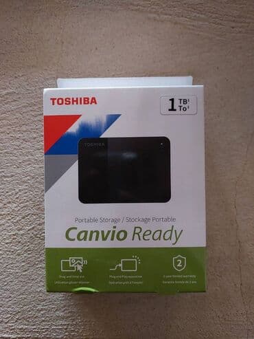 Xarici Sərt disk (HDD) Toshiba, 1 TB, 5400 RPM, 2.5", Yeni lalafo.az -da Xarici Sərt disk (HDD) Toshiba, 1 TB, 5400 RPM, 2.5", Yeni